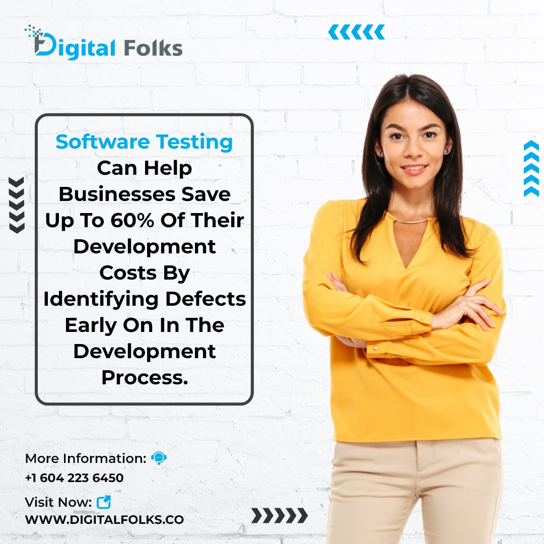 Software testing can help businesses save up to 60% of their development costs by identifying defects early on in the development process.
✅+16042236450
✅digitalfolks.co
#softwaretesting #testing #webtesting #softwaretester #automationtesting #testingfacts #websitetest