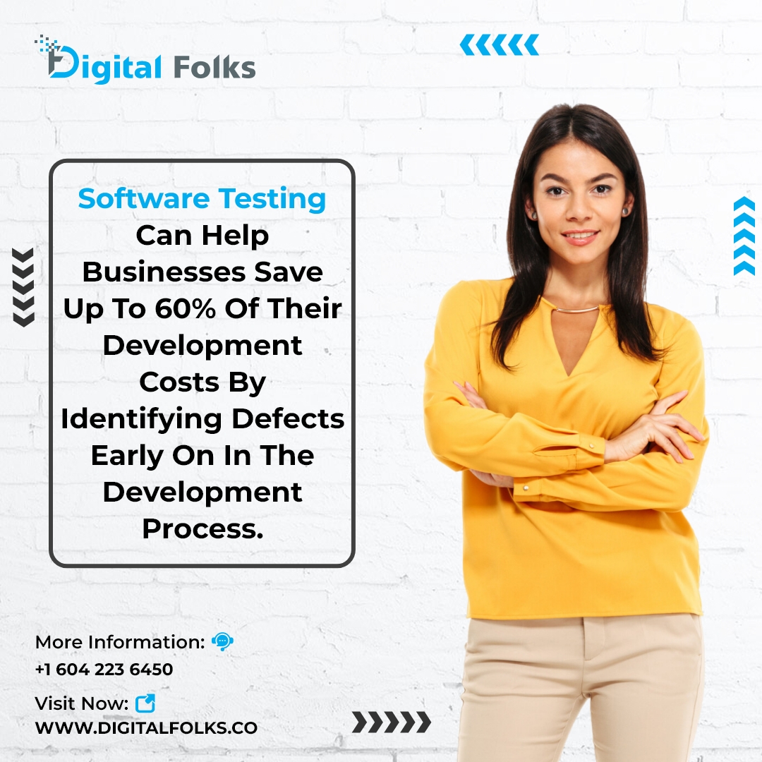 digitalfolksinc's tweet photo. Software testing can help businesses save up to 60% of their development costs by identifying defects early on in the development process.
✅+16042236450
✅https://t.co/WcFrj7XSti
#softwaretesting #testing #webtesting #softwaretester #automationtesting #testingfacts #websitetest https://t.co/B10uAlWwUi