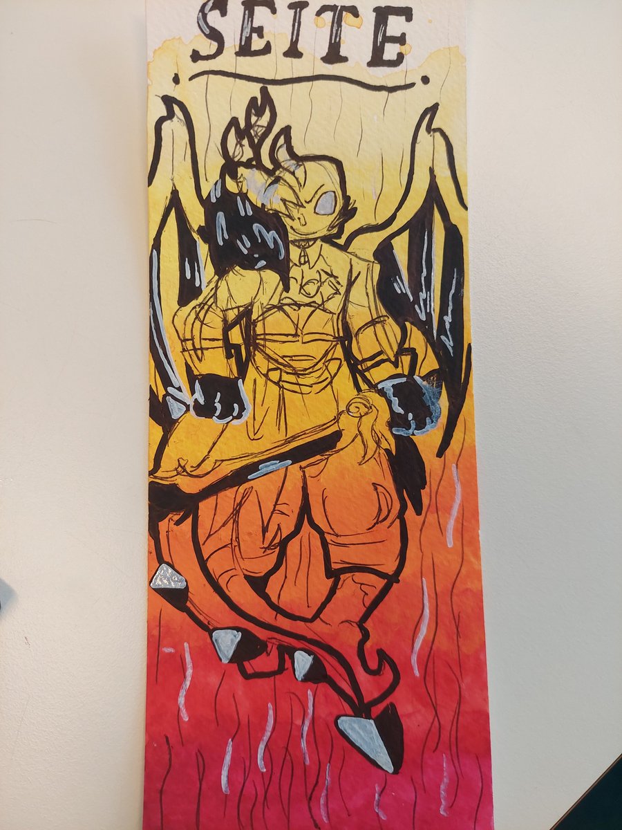 Drew firebrand in artclass 
Seite means 'page' in german bcs its for my book
(I go to german school)