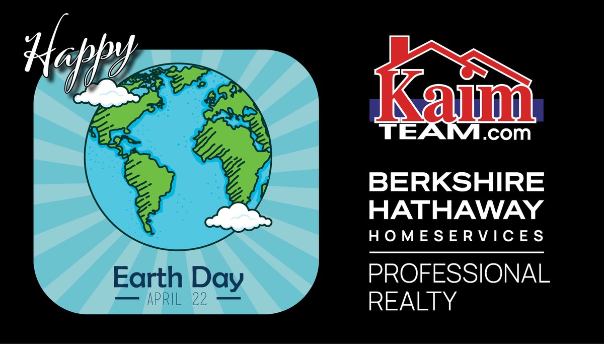 🌍 💚 Happy Earth Day! Let's remember that every day is Earth Day & that our planet needs our care & attention year-round. Small actions like reducing waste, conserving energy & supporting eco-friendly practices can make a difference. #themichaelkaimteam #kaimteam #BHHSPro #BHHS