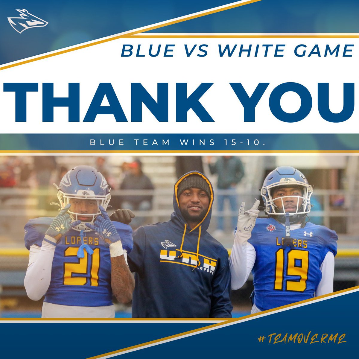 Thank You to everyone involved in making The Blue vs White Spring Game a great experience in Kearney!!