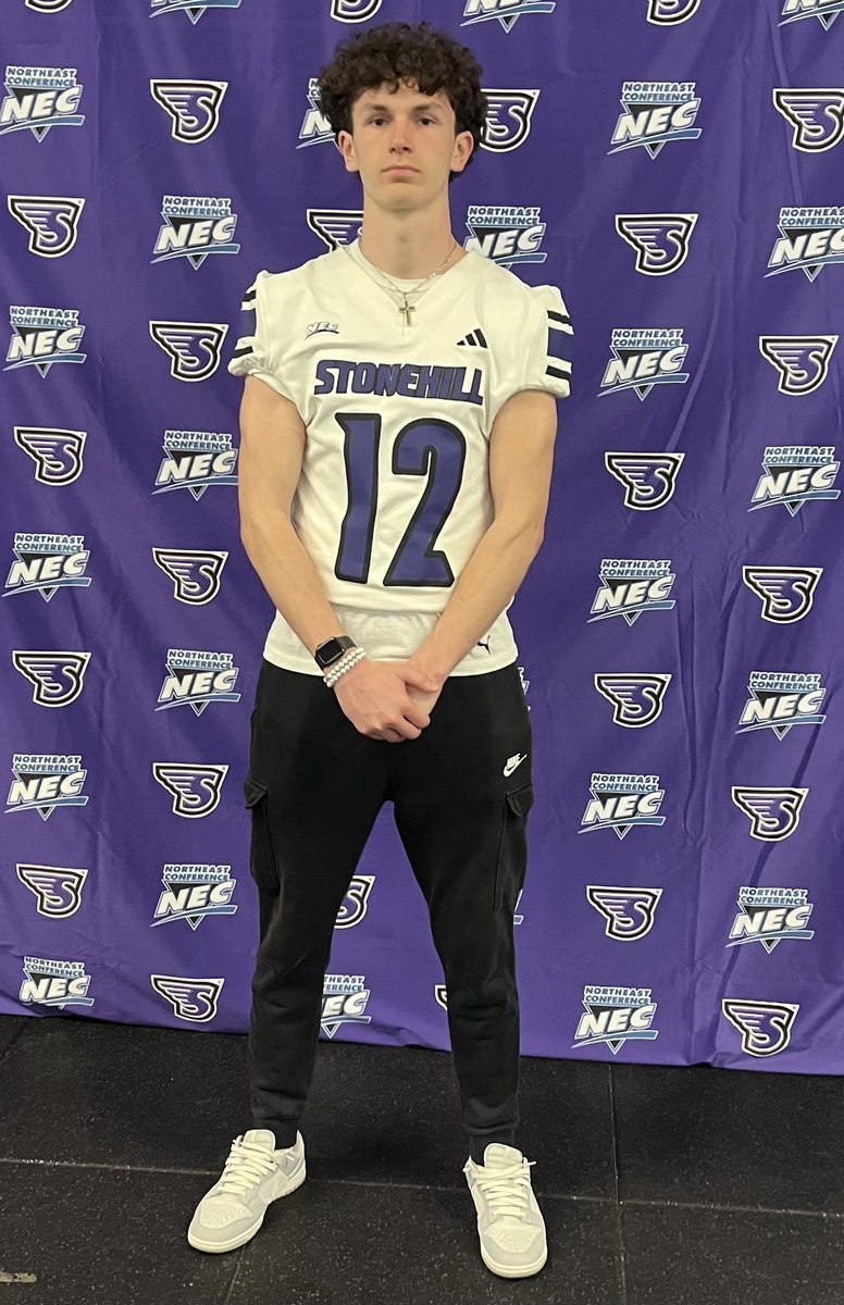 _CJCooper's tweet photo. Had a great day down on Stonehill Campus for a visit on Saturday! Thank you to @_CoachSalera and @CoachEliGardner for inviting and having me! #AGTG https://t.co/sSs1xXndel