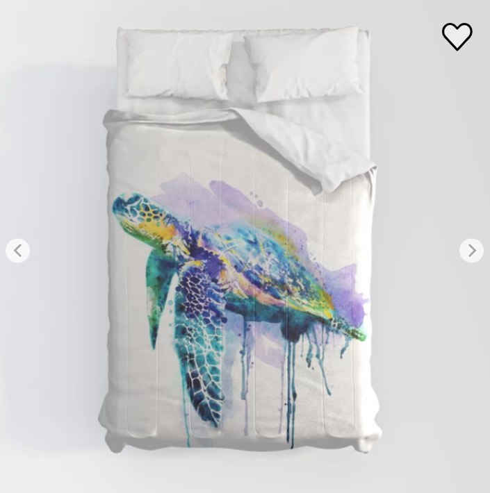 society6.com/product/waterc…

🐢🛏️ Just sold my 'Watercolor Sea Turtle' twin XL comforter! Huge thanks to the buyer 🙌 Check out my Society6 shop for more unique designs. #homedecor #comforter #seaturtleart #Society6artist #shopsmall #bedroomdecor 

society6.com/marianvoicu