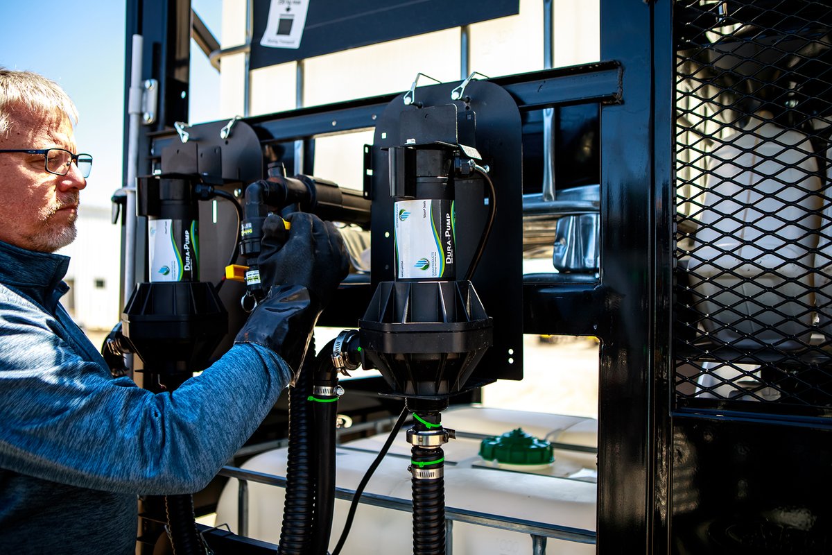 Our STS (Smart Transfer System) works tremendously well with a Dura-ABS Autobatch System. STS systems come in 40 or 65-gallon fully drainable tanks and are available online or at any one of our nine regional Ag Spray Equipment locations. 
agspray.com/search/?search…