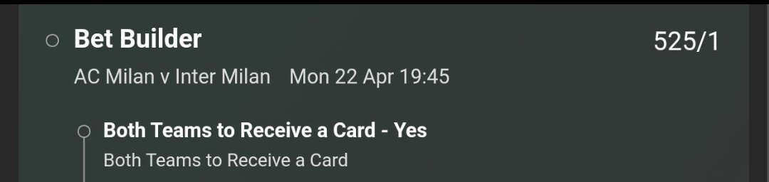 🇮🇹 525/1 BET BUILDER 💵✍️ Giving £100 to 2 lucky people if it wins 🤝 Simply LIKE❤️ & RETWEET 🔄 this tweet LOAD BET HERE ⤵️ t.me/+k7On0MYjtx8yM…