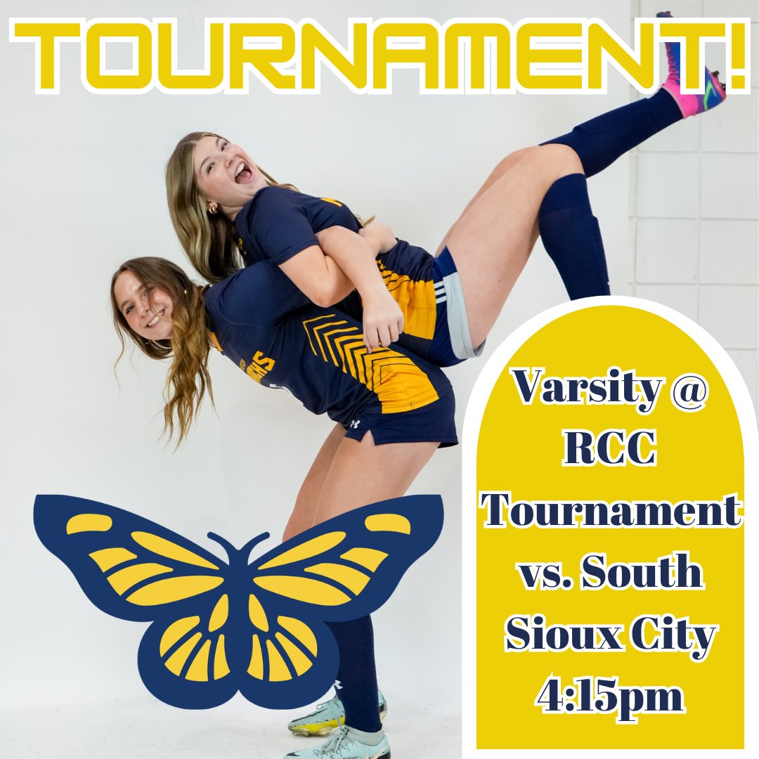 Good luck today in the opening round of RCC Tournament Play <a href="/omaha_mercy/">Mercy Monarch Soccer</a> against SSC.