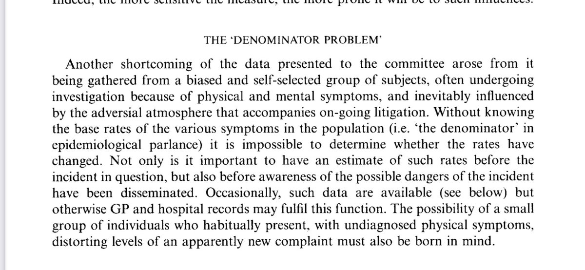 Simon Wessley paper on Camelford poisoning did get a few giggles but it was not funny and if you understood about #PACEtrial would you understand the shame if this simonwessely.com/Downloads/Publ…
This was very used for the Government because of payouts