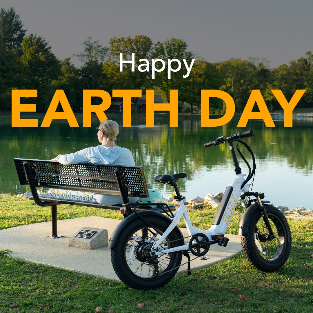 Happy #EarthDay from the Buzz team. This is your sign to get outside and enjoy nature 🌎🌼🐝  

#BuzzThroughLife #Ebikes #HappyEarthDay