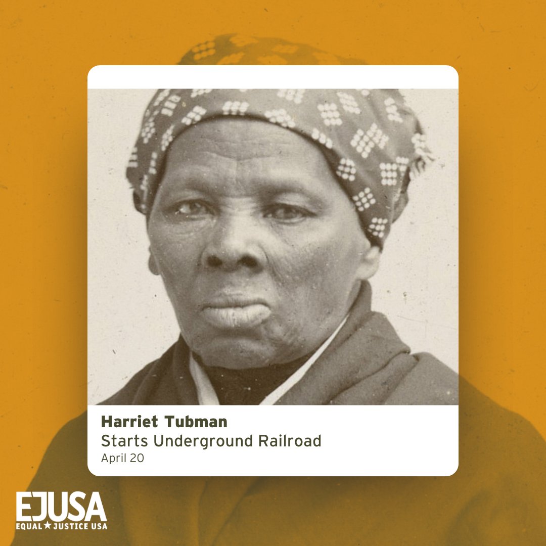 We honor Harriet Tubman, an early example of organizing in the movement for liberation, as she began the Underground Railroad on April 20th, paving the way for freedom.
