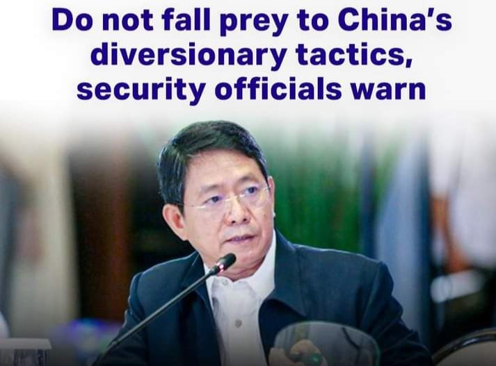 Do not fall prey to China's diversionary tactics, security officials warn