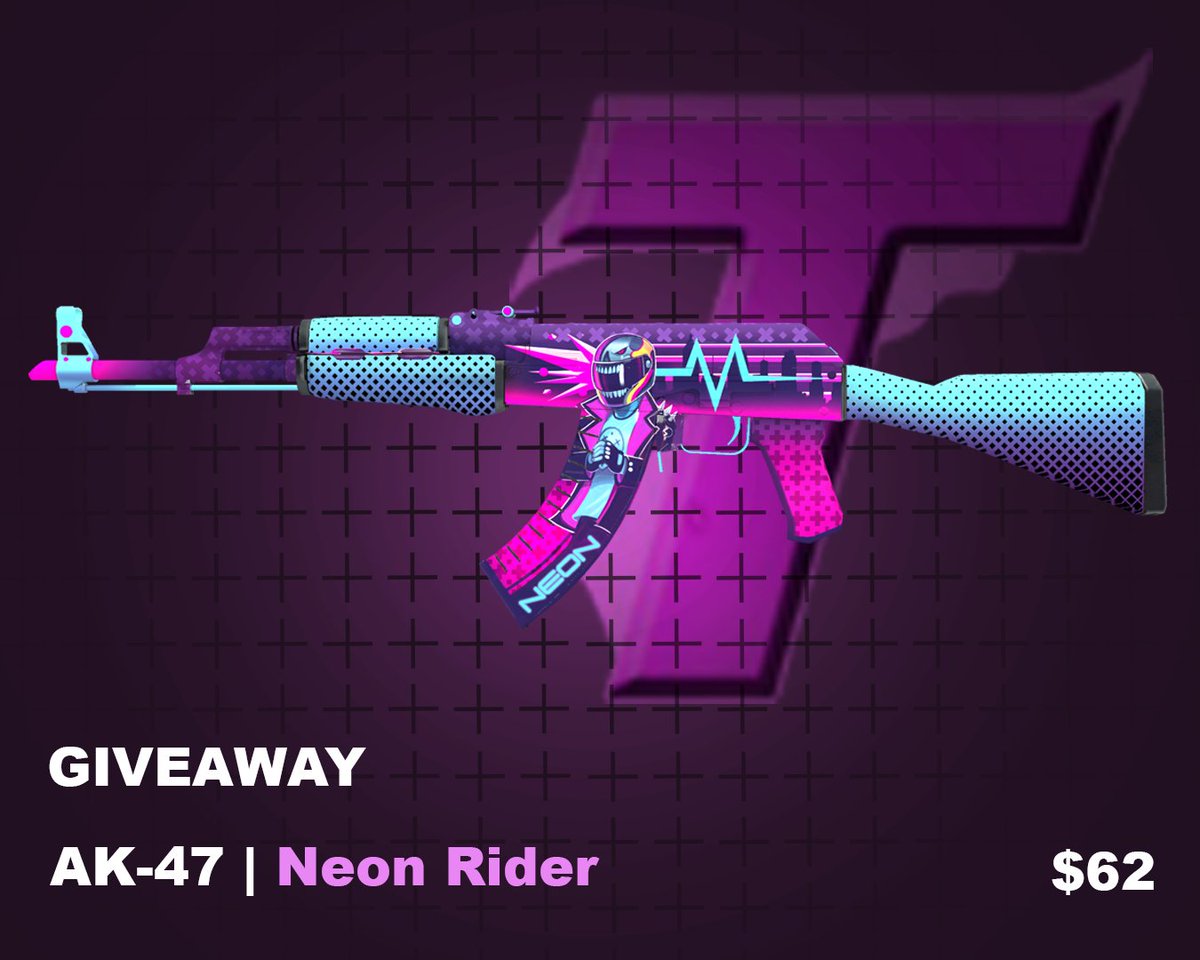 🔥 CS2 GIVEAWAY 🔥

🎁 AK-47 | Neon Rider ($62)

➡️ TO ENTER:

✅ Follow me
✅ Retweet
✅ Tag your friends

⏰ Giveaway ends in 5 days!

#CS2 #CS2Giveaway #CS2Giveaways