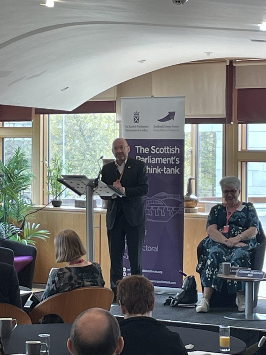 Minister for Zero Carbon Buildings, Active Travel and Tenants’ Rights, @patrickharvie giving his keynote address at Scotland’s Housing and Net Zero Conference, bringing together MSPs, academia, public, private and third sectors #ScotlandHousingNetZero