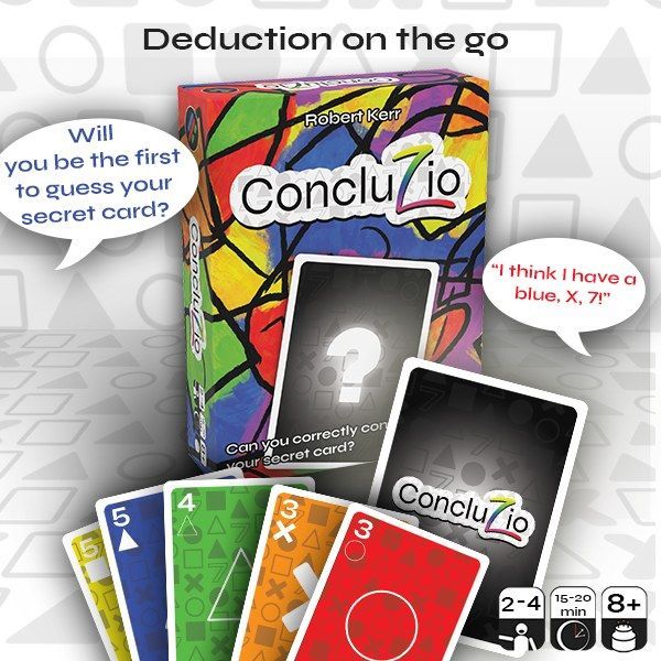 It's a race! Be the first player to deduce your secret card in Concluzio!

On sale at our web store 👉  buff.ly/3uALCq2 

#boardgames #tabletopgaming #deduction #familygamenight