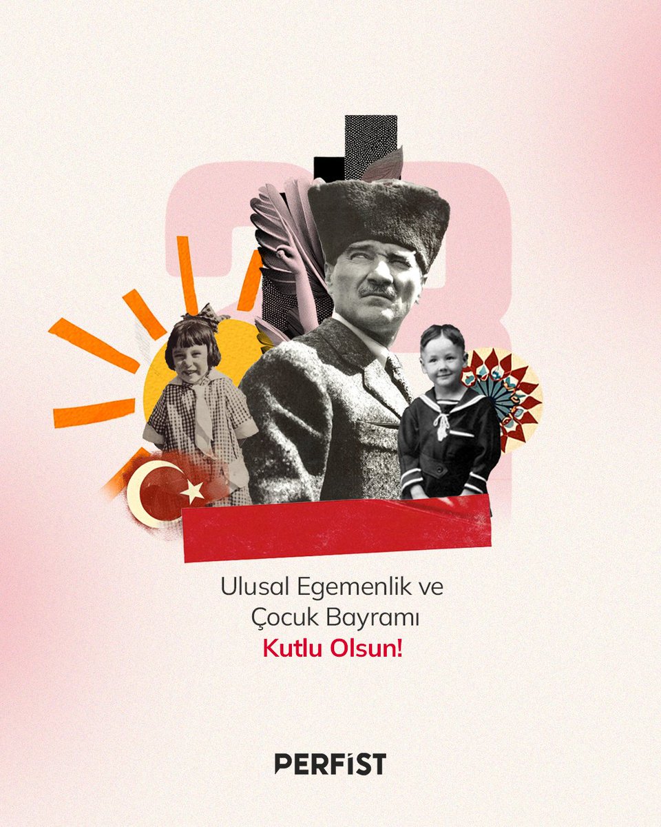 perfistdigital's tweet photo. Geleceğimizin mimarları, çocuklarımızla birlikte daha nice mutlu yarınlara! 🎂 Bugün tüm parklar, sokaklar, şenlikler çocukların! 🌳🎠🎭 
🎉🇹🇷 23 Nisan Ulusal Egemenlik ve Çocuk Bayramımız kutlu olsun! 🎈👧👦

#23Nisan https://t.co/O7RNAfK2pE