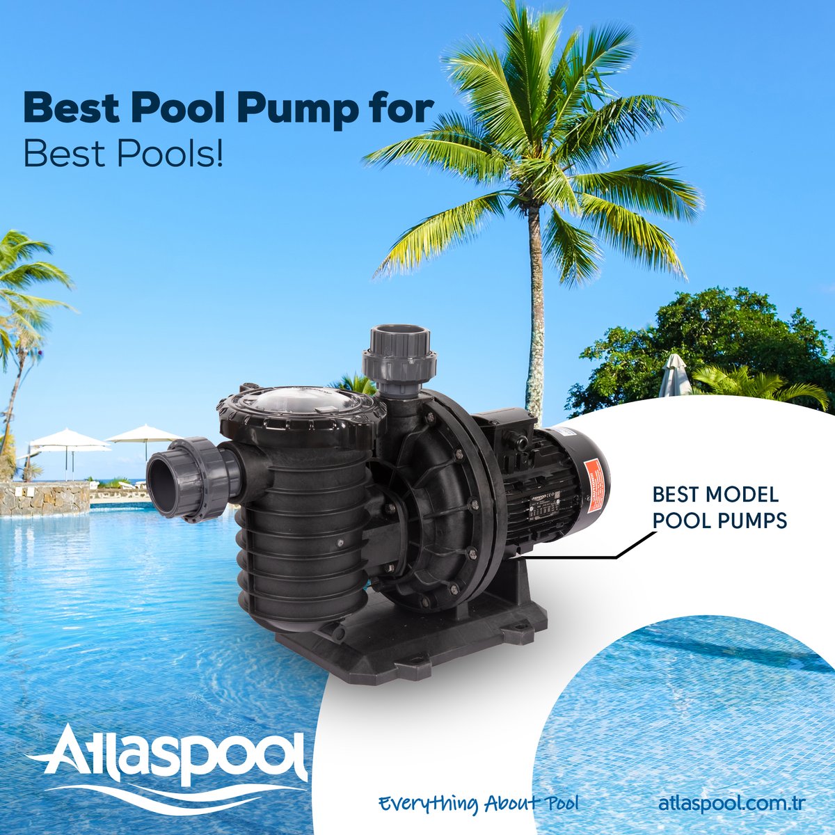 Trifaze and Monofaze Best Model pool pumps are the best choice for your pool. With their flawless operating principle, they provide crystal-clear and healthy pools.

atlaspool.com.tr

#poolcleaning #poolstairs #abovegroundpool
#pool #pooltime #poolpump #poolclean