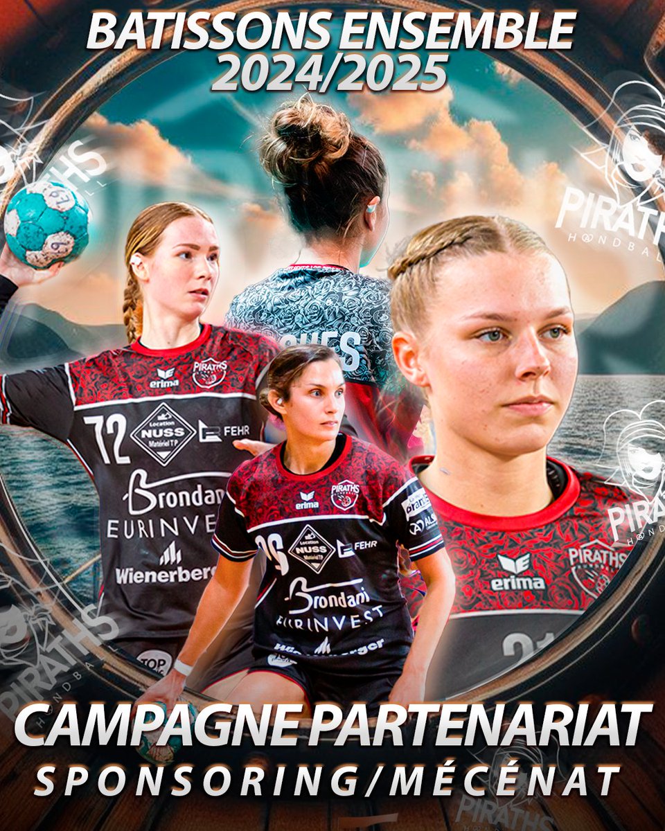 La campagne de partenariat - sponsoring / mécénat - pour la saison 2024-2025 est ouverte! Vous souhaitez accompagner le projet @ath_handball, c'est le moment de rejoindre les #piraths de Strasbourg - Alsace et de soutenir le handball féminin @LFH_Officiel 👉5667116@ffhandball.net