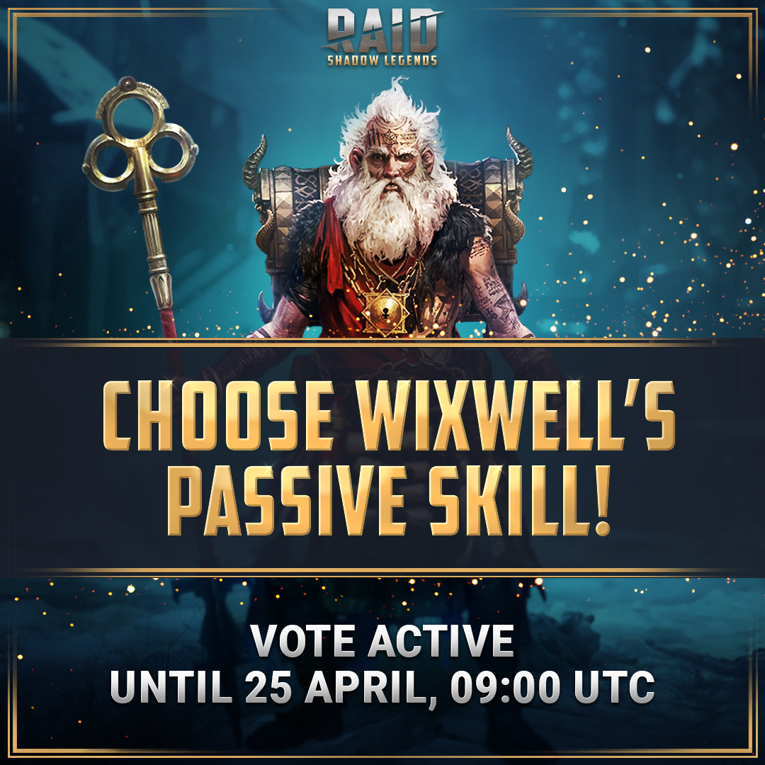 The final stage of the May Fusion Skills Vote is upon us - hurry and cast your vote for Vault Keeper Wixwell’s Passive Skill! You have until April 25 to weigh in before the voting closes: plrm.info/skillsvote