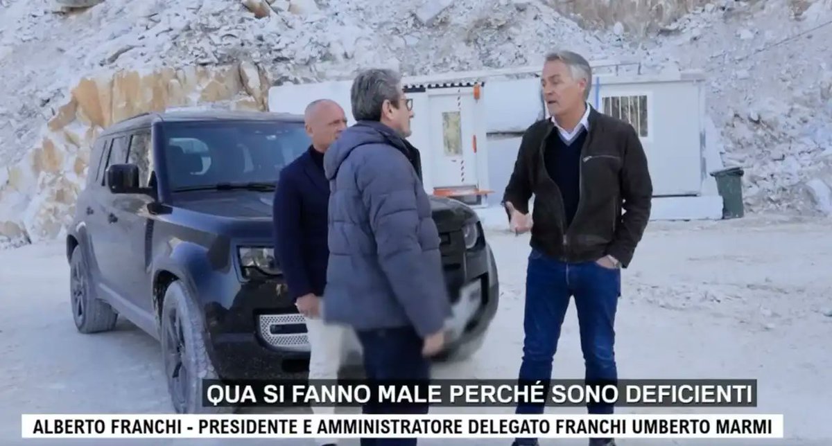 #Carrara - I lavoratori “se si fanno male è perché sono deficienti”. Fanno indignare le parole di Alberto Franchi, presidente e amministratore delegati Franchi Umberto #Marmi. PD: "Parole irricevibili e dannose".