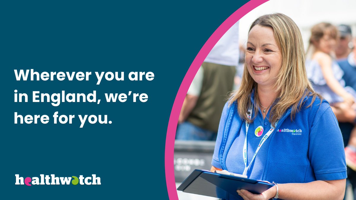 From Barnsley to Barnet, your local Healthwatch is here to help. Find yours: bit.ly/2KdaMOo