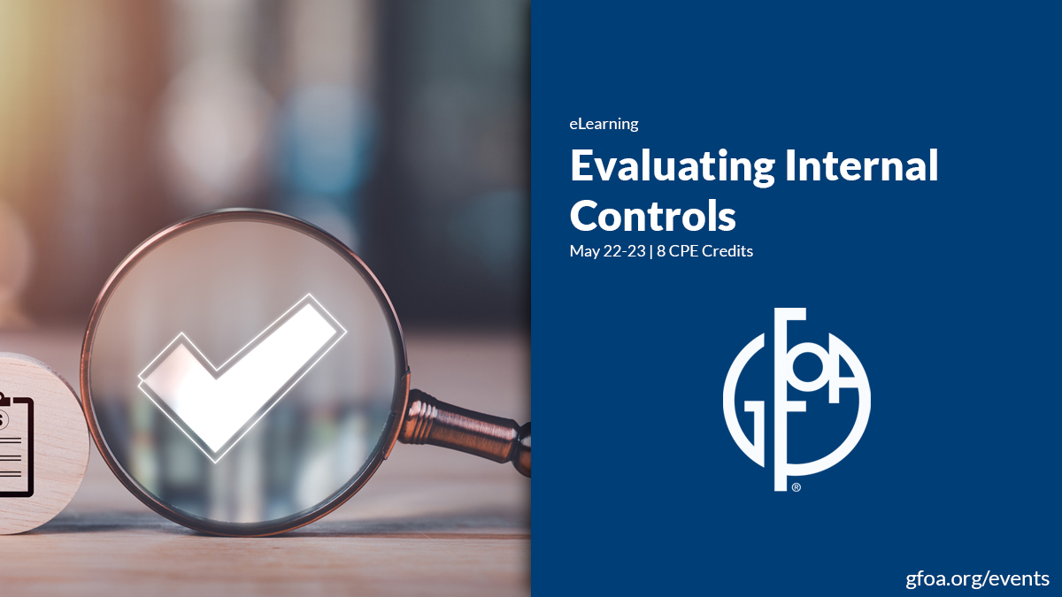 Want to enhance your understanding of internal controls? We’ve got an eLearning course for you! This two-day course, beginning May 22 will teach key principles, responsibilities, and fraud management strategies. Learn more: gfoa.org/events/lmseic0… #GFOA #localgov