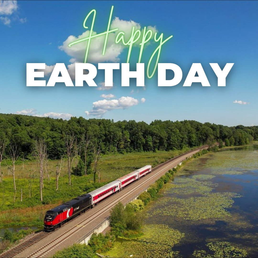 Celebrate Earth Day every day with CTrail Hartford Line, where every journey is a step towards a greener tomorrow! 🌍🚂 

📸: Fred Guenther (@i_zen_bahn)
#EarthDay #GreenTravel #TrainTravel #Sustainability