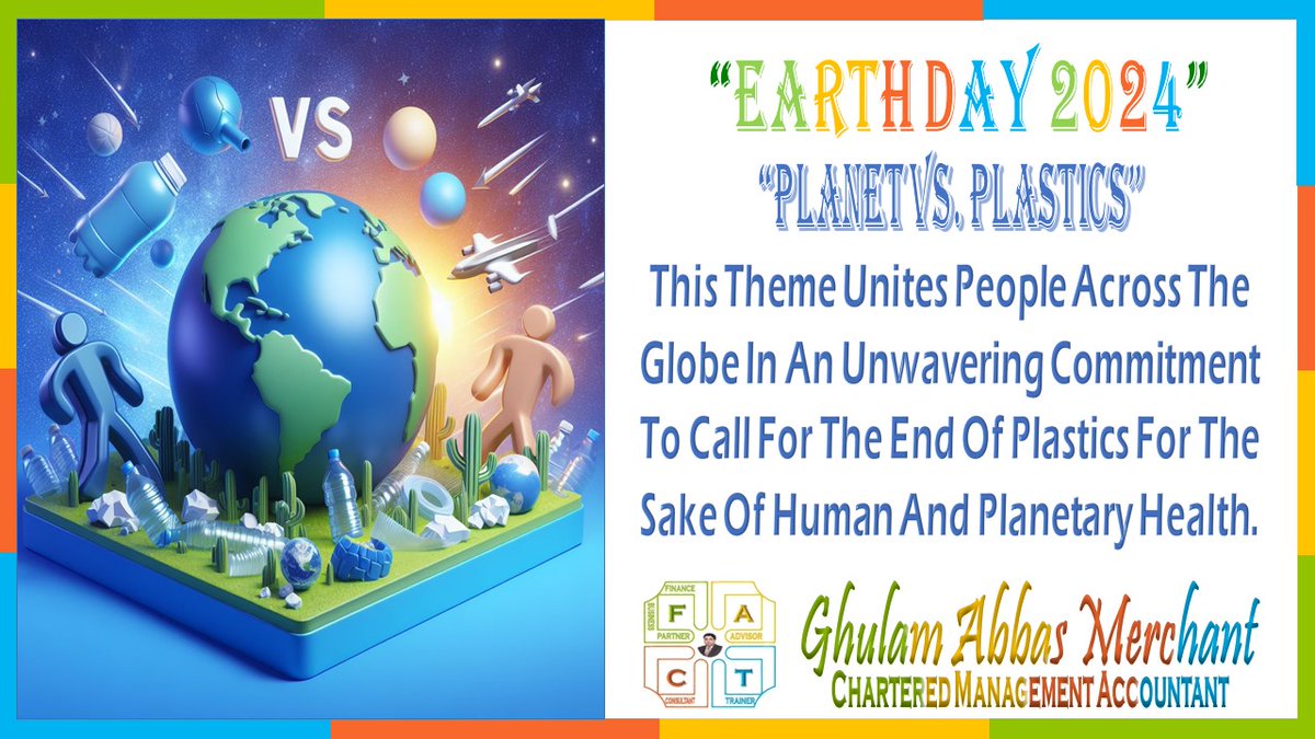 EARTH DAY 2024
#earthday #earthday2024 #april22 #planet #plastics #human #health #industry #microplastics #icma #icmap #capakistan #acca #accaglobal #govenment #media #humanhealth #enviornment #ghulamabbasmerchant