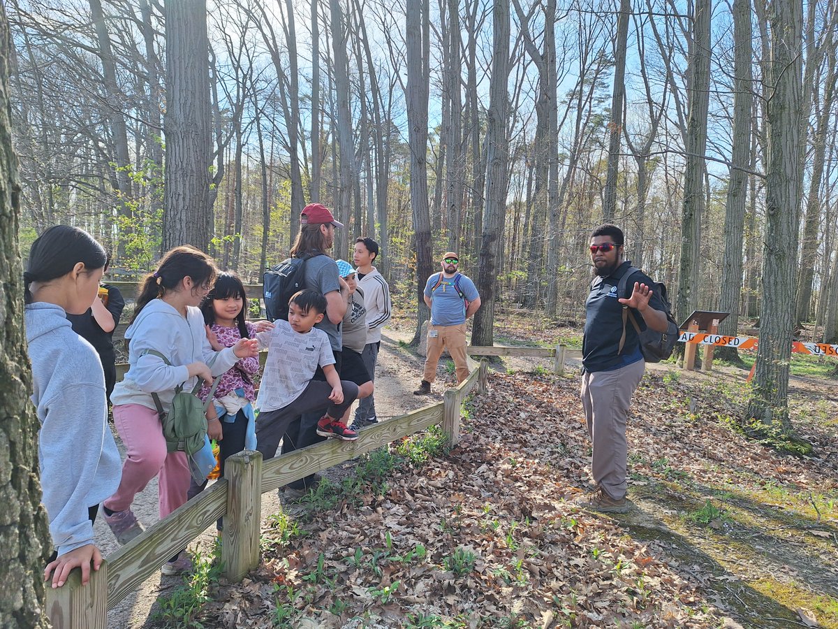 Happy #EarthDay! Last week was Children, Youth and Family Services’ first Youth Outdoors Program with @clevemetroparks! This month, the students went on a hike in Rocky River Reservation to enjoy sunshine, learn plant and wildlife identification, and have fun.
