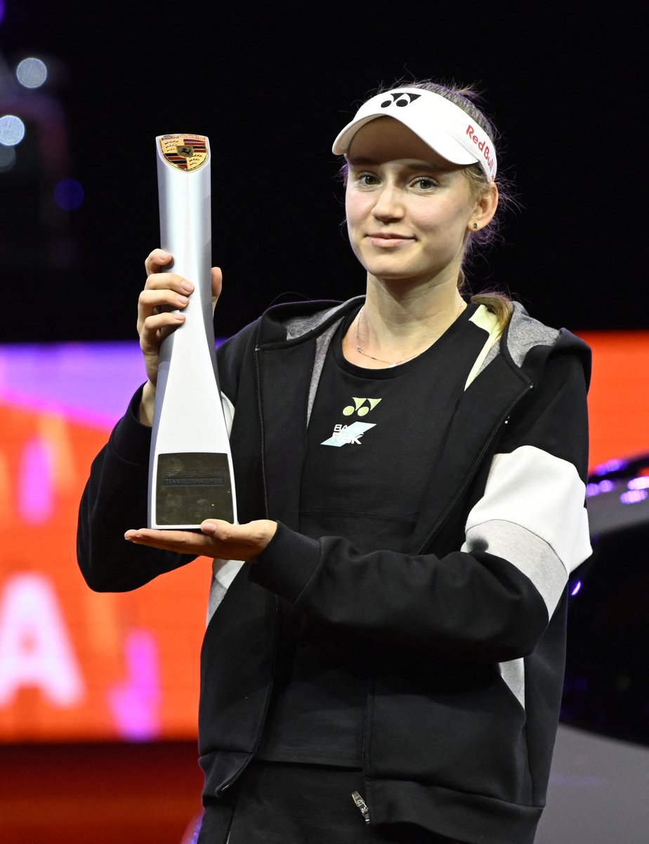 Elena Rybakina won her 3rd title of the year in Stuttgart! 👏