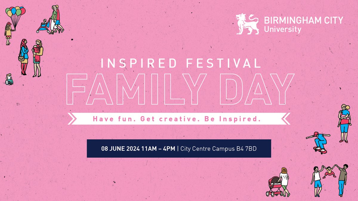 🤩Our Family Day event returns Saturday 8 June! This year's theme is community, and you can take part in fun activities like becoming a radio presenter in our professional studio, checking out our training ambulance and loads more! Get your FREE ticket👇 bcu.ac.uk/news-events/ca…