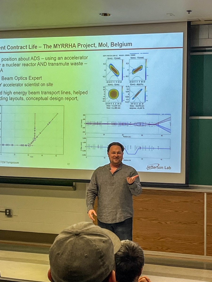 JLab_News's tweet image. Ryan Bodenstein, a staff scientist at @JLab_News, participated in the first Tech Fusion 2024 #STEM Symposium @WilliamandMary. He and a diverse panel of professionals discussed their career paths – and the science behind their work. #AcceleratorPhysics #ParticleAccelerator