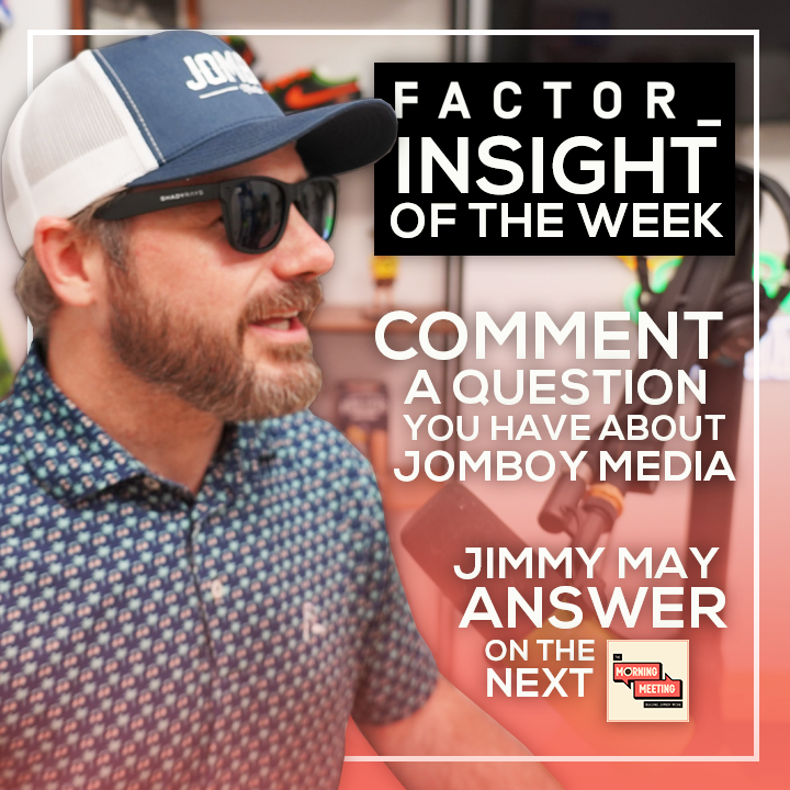 Leave a question you'd like answered on the next episode of The Morning Meeting, presented by @FactorMeals! #FactorPartner 50% off: bit.ly/3SO1Iq3