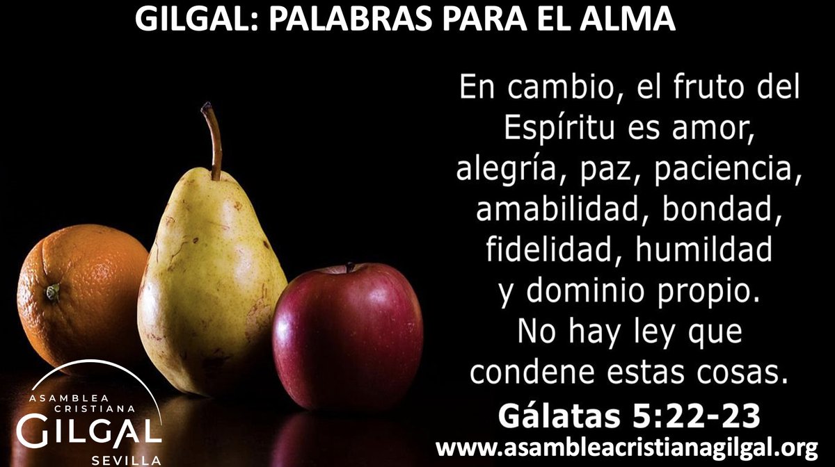 GilgalSevilla's tweet photo. El fruto que produce el Espíritu Santo en nuestra vida marca nuestra naturaleza
Sí, Dios quiere que crezcas y que lleves fruto en abundancia, y que muchas personas sean tocadas por Su amor a través de ti. Él derrama Su bondad en tu vida, para que puedas compartirla con los demás https://t.co/09nGsaRuED