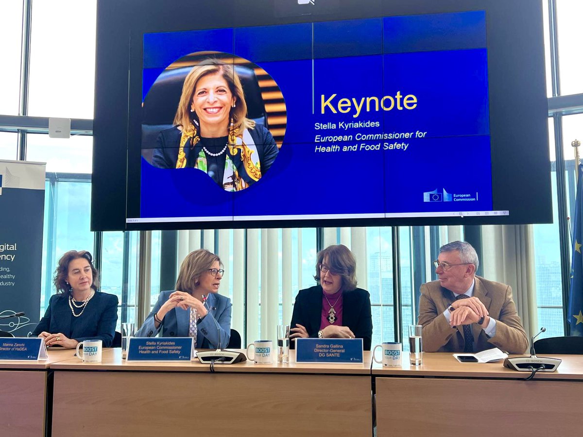 SKyriakidesEU's tweet photo. Since 2021, @EU_HaDEA has been instrumental in shaping 🇪🇺 health policy, overseeing our ambitious #EU4Health program and truly making a difference for our citizens.

Was delighted to meet the colleagues driving this crucial work and extend my 🙏 for their invaluable support! https://t.co/uhqBOOlWFq