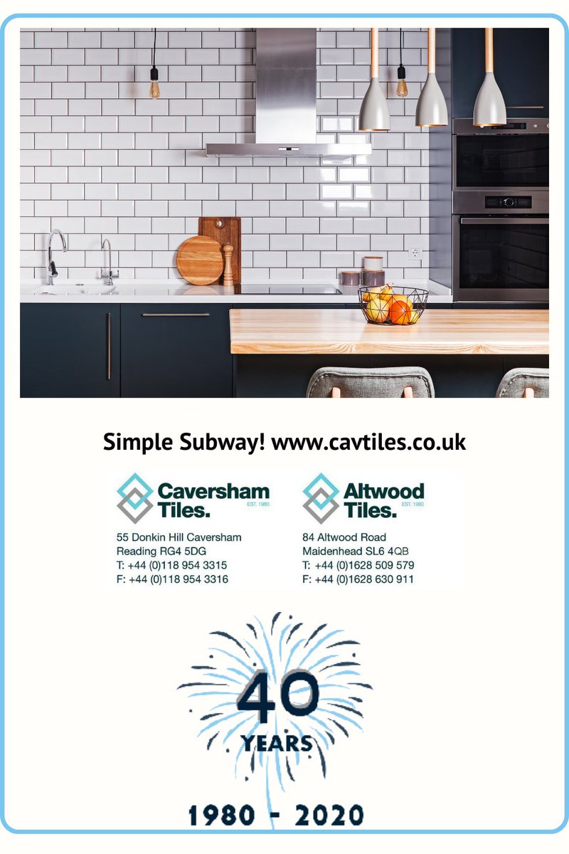 Elevate your kitchen's style with the timeless elegance of simple subway tiles. Visit cavtiles.co.uk for an array of options to refresh your space. 🏠✨ #KitchenDesign #HomeRenovation #SubwayTiles