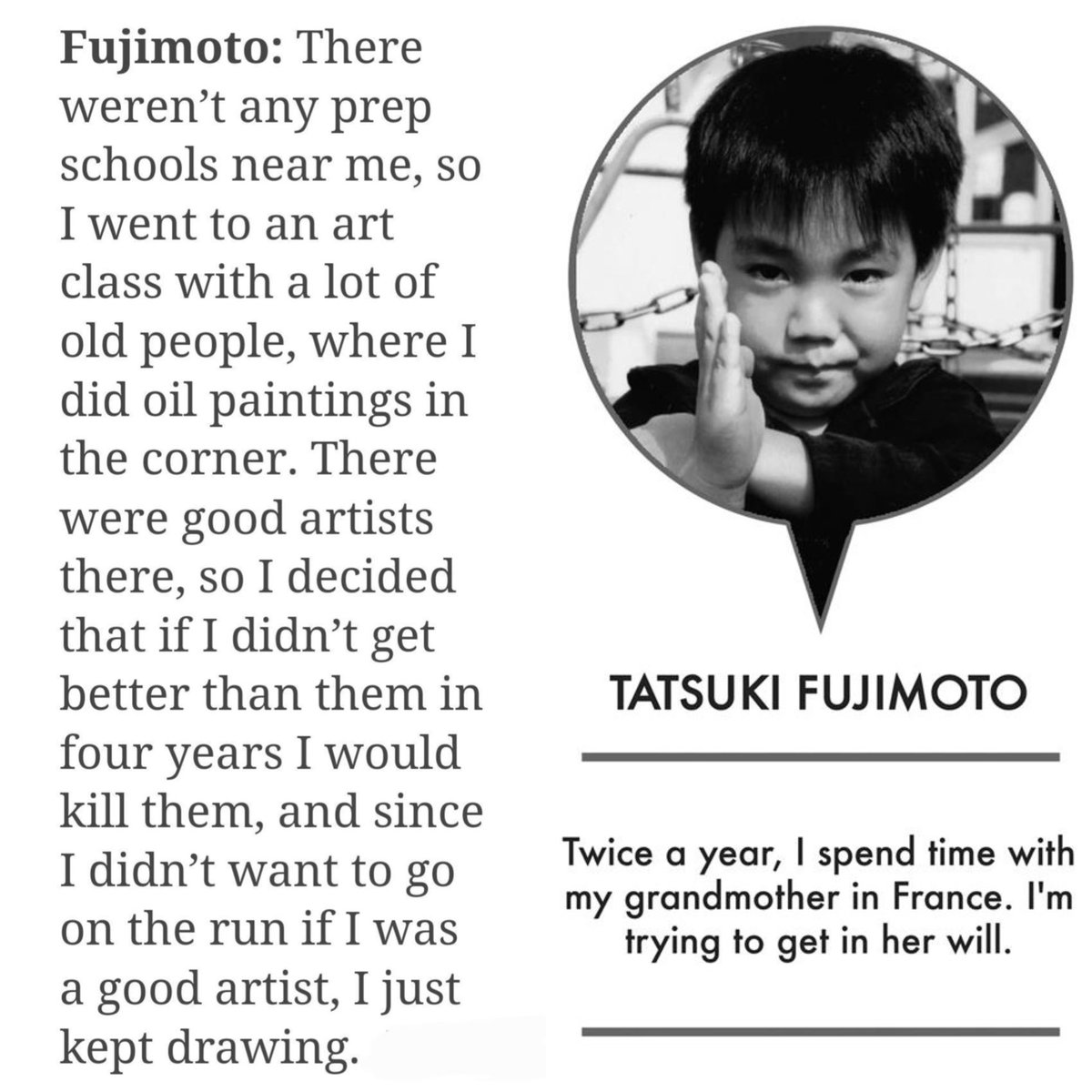 My favorite Fujimoto Quotes