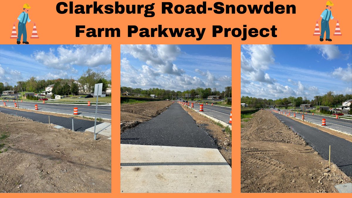 🚧Update🚧 MCDOT Transportation Engineering contractors have installed the foundation materials in preparation of building forms and pouring concrete for the new sidewalk along Clarksburg Road. @VisionZeroMC #MontgomeryCountyMD #MdTraffic @MarilynBalcombe #walking