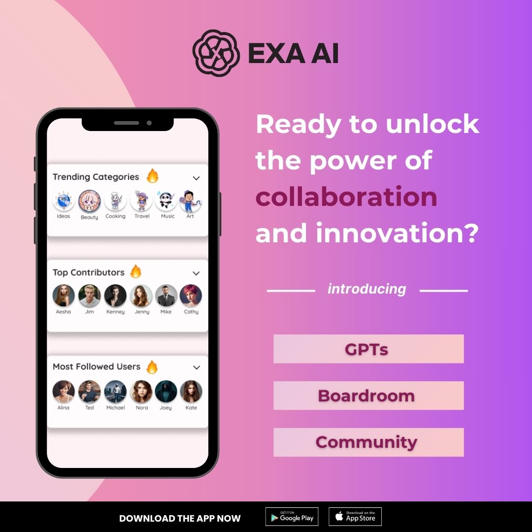 Join us on a journey of innovation and collaboration with EXA AI Chat. Together, we're shaping the future of communication 💬🌟
.
.
.
#AIAssistant #CustomerEngagement #FutureOfCommunication #aichat #TechTrends #ConversationalAI #Chatbot #SmartChat #AIChatbot #ExaAIChat