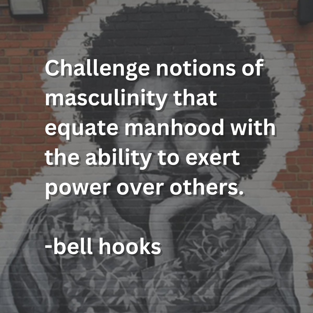 whiteribbon's tweet image. #bellhooks #bellhooksquotes #healthymasculinty #masculinity #whiteribbon