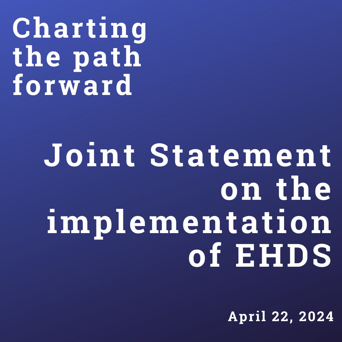 📣Join us in advancing the European Health Data Space #EHDS! As the final vote for the EHDS happens in European Parliament this week, ECL Cancer Leagues and partners are committed to ensuring patient-centric solutions. Full joint statement here: cancer.eu/wp-content/upl…