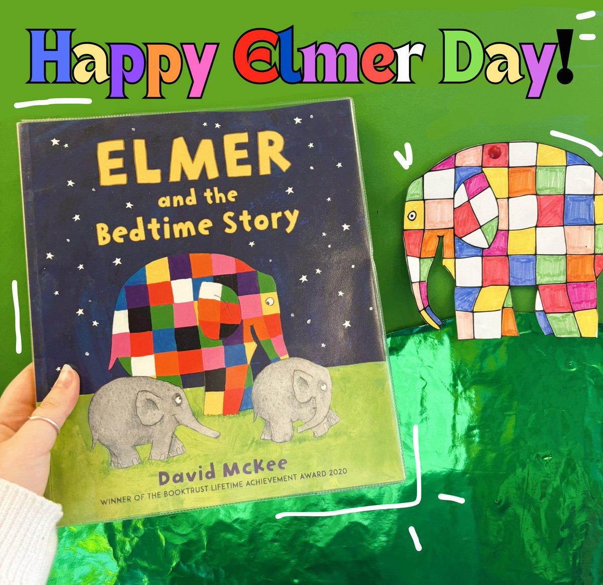 Today is Elmer Day, and Elmer's 35th birthday! We love this colourful elephant friend and know that you do too, so why not pick up a copy to celebrate his special day? 🌈💜🐘

#burystedmunds #suffolk #burystedslibrary #burystedmundslibrary #suffolklibraries #elmerday