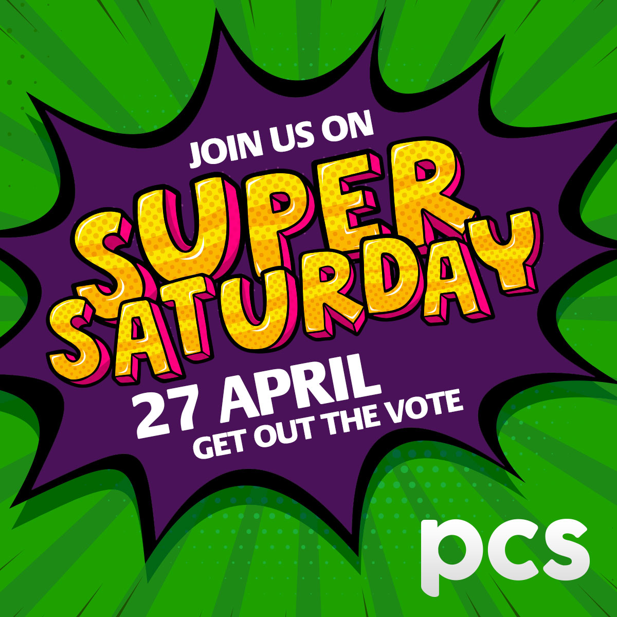 Get the vote out on Super Saturday Round 2 Following on from the great success of our first Super Saturday mass phonebank, PCS activists across the country are taking part in round 2 on Saturday Get involved: pcs.org.uk/news-events/ne… #PCSVoteYes #HaveYourSay #PopItInThePost