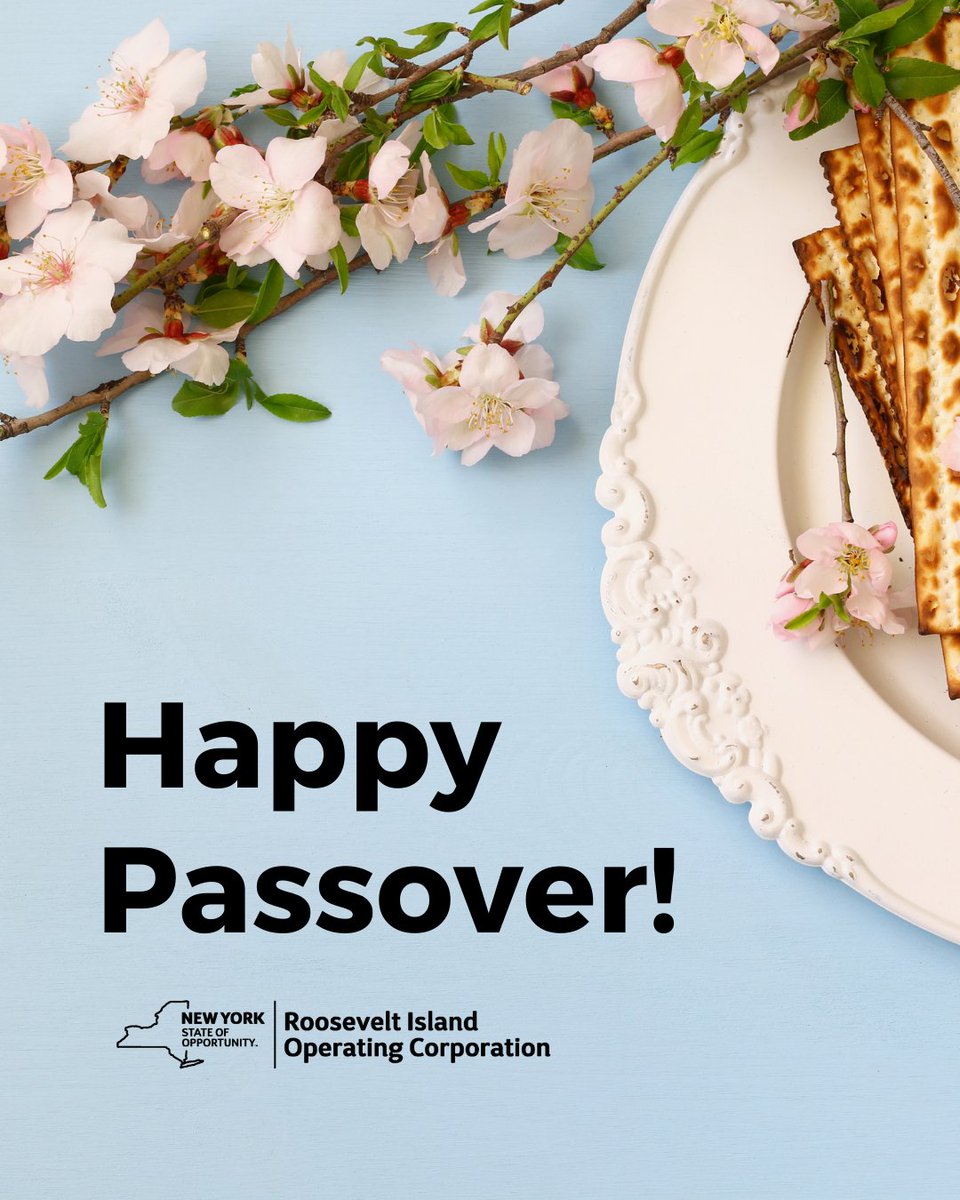 As Passover begins, RIOC wishes everyone celebrating a joyous and peaceful holiday. Chag Sameach!