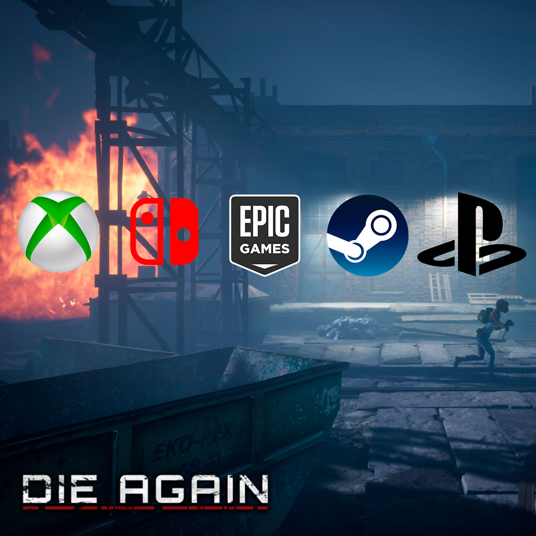 Die Again is available on:

Steam
PS4 &amp; PS5
Xbox One &amp; Xbox Series
Nintendo Switch
Epic Games Store

No matter which one you have, you have a way to play Die Again!

Check the links in the profile 👆

 #DieAgain | #gamedev | #indiedev | #indiegame