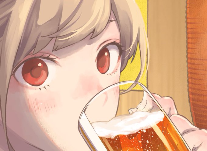 「beer blonde hair」 illustration images(Latest)