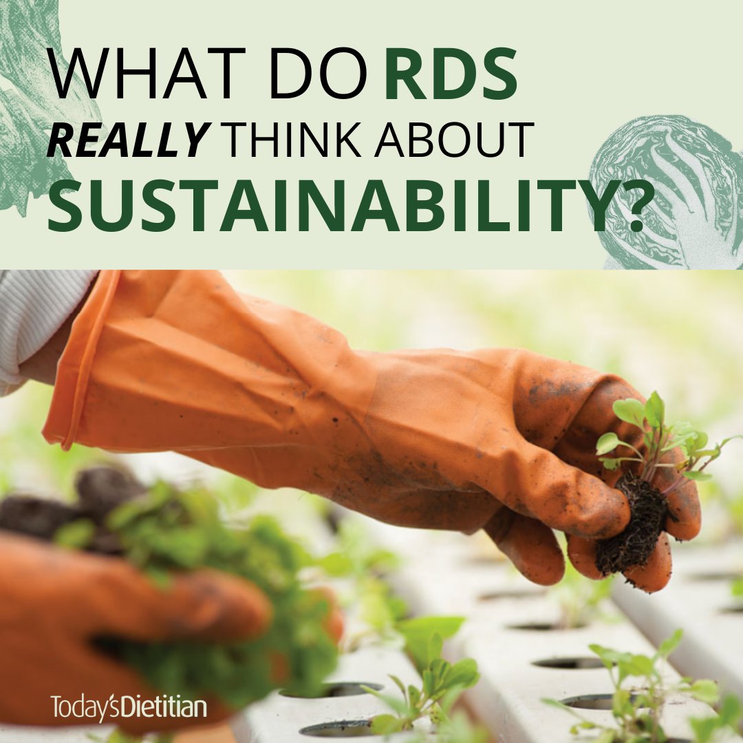 This #EarthDay, dive into the findings from the 2023 Sustainability and Food Insights Survey and learn how RDs feel about including sustainability in their work: tinyurl.com/yfbwn74a Article by @SharonPalmerRD