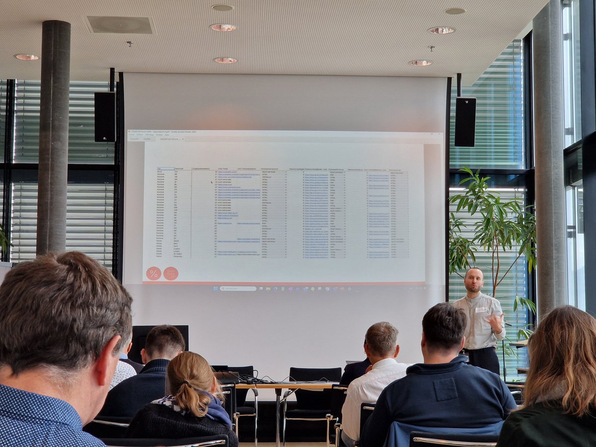 opendata.swiss (@opendataswiss) on Twitter photo 🔗 La présentation "Connecting data communities" par <a href="/florihas/">@florihas@mastodon.social</a> d'<a href="/OpendataCH/">Opendata.ch (@OpendataCH@mastodon.social)</a> est en cours ! Comment construire des ponts entre les différentes communautés de données et créer un écosystème plus collaboratif et transparent, favorable à l’innovation ? 🔗 La présentation "Connecting data communities" par <a href="/florihas/">@florihas@mastodon.social</a> d'<a href="/OpendataCH/">Opendata.ch (@OpendataCH@mastodon.social)</a> est en cours ! Comment construire des ponts entre les différentes communautés de données et créer un écosystème plus collaboratif et transparent, favorable à l’innovation ?