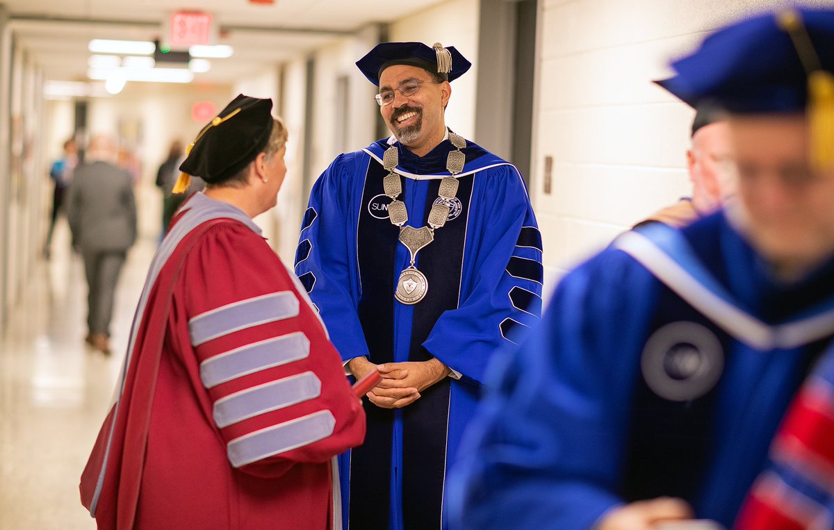 What a momentous day at @sunypotsdam! Friday, I had the pleasure of commemorating the inauguration of Dr. Suzanne Smith as the 18th President of SUNY Potsdam. I am looking forward to the impact of her leadership as a promising new chapter starts in the North Country! 🎓✨ #SUNY