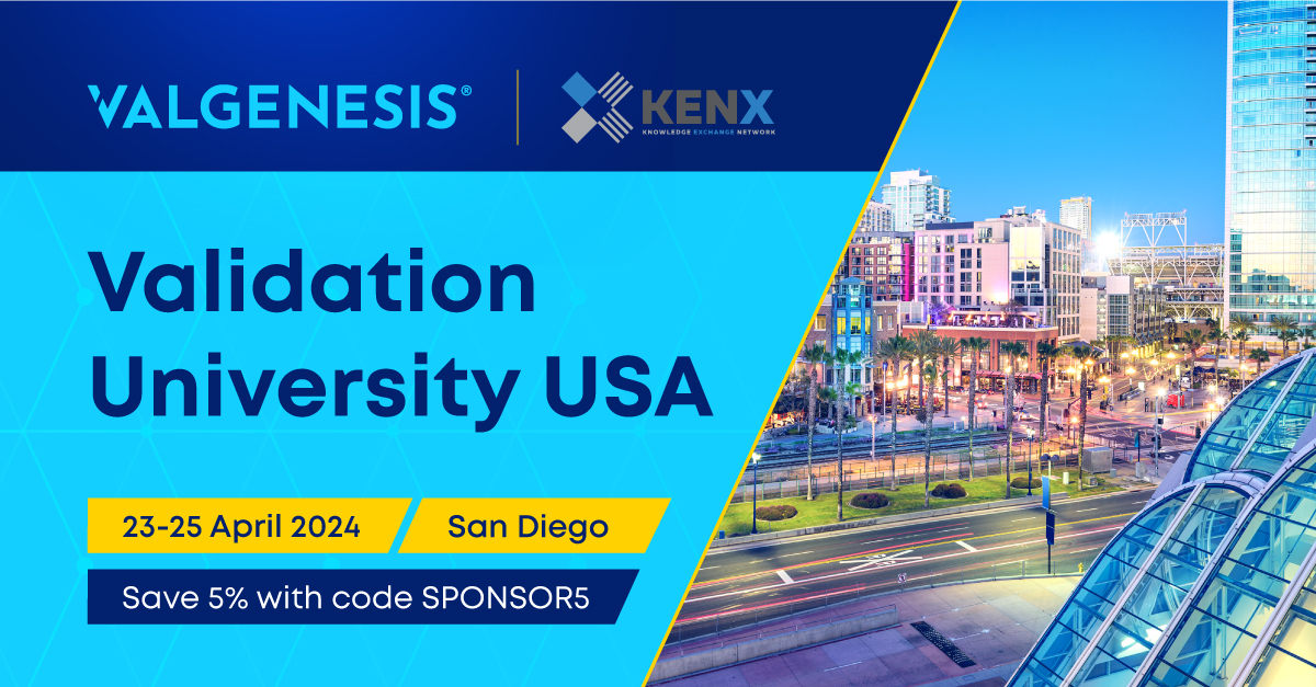 It's almost time for KENX Validation University 🙌 If you're going to be there, mark your calendar for Chinmoy and Rui's presentations. And don't miss the chance to connect with Anthony to learn more about our solutions. See you there 👋👉 Register here: hubs.li/Q02tC35g0