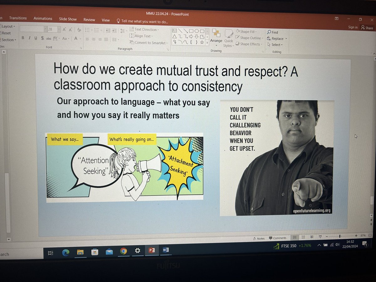 Really enjoyed having the opportunity to guest lecture <a href="/MMUBirley/">MMU Birley</a> today. Thoroughly enjoyed having the opportunity to speak to the next generation of teachers. Resources from <a href="/BeaconHouseTeam/">Beacon House</a> used <a href="/OutreachBowkerV/">Bowker Vale SEMH Outreach Service</a>