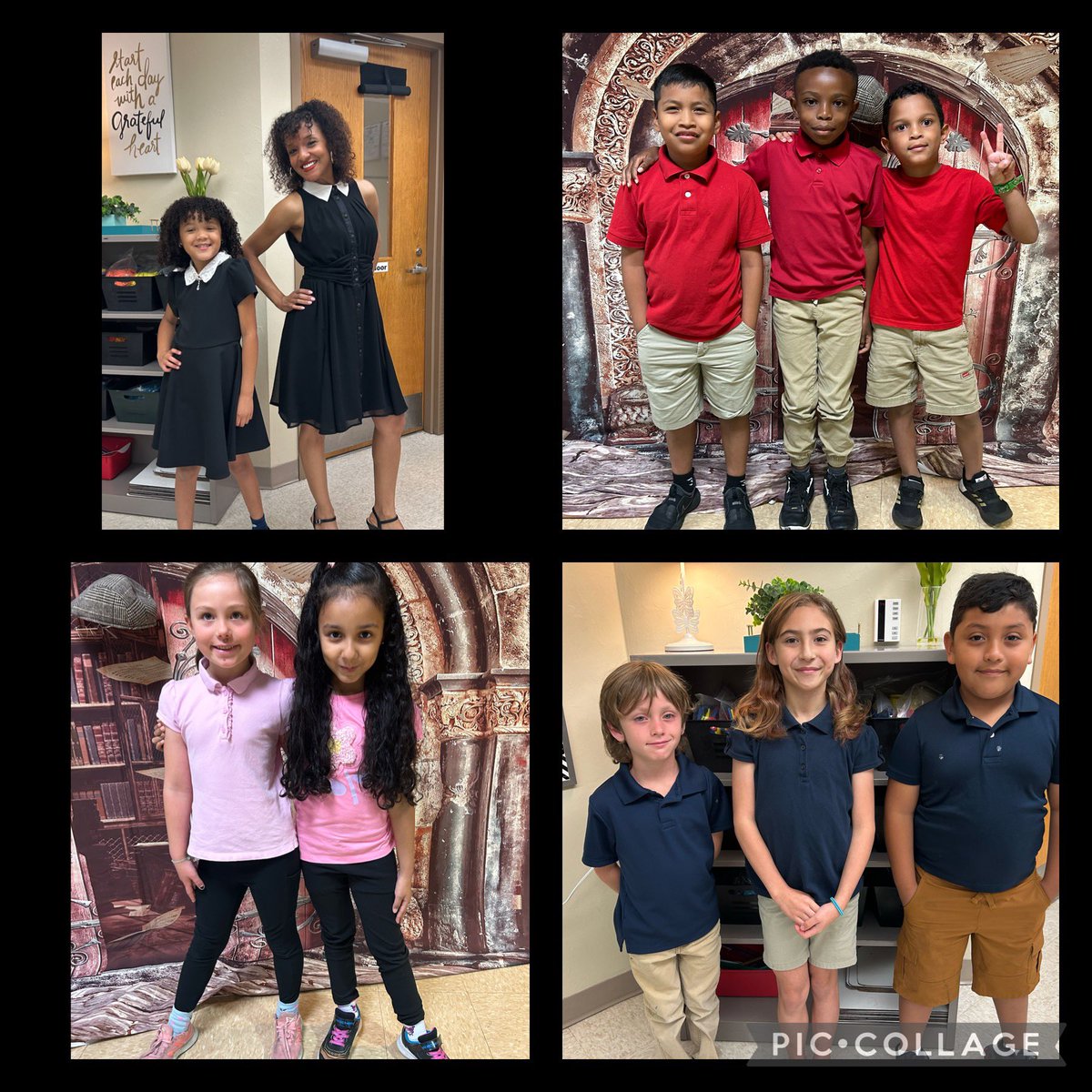 judy_ramiry's tweet photo. It’s ’Strategies for Success’ spirit week @PoincianaCCPS and today’s mission is clear: DOUBLE CHECK your work for double the success. We’re even TRIPLING our success! 🙌🏽 @collierschools #CheckTwice #TwinningForSuccess #PESspiritWeek https://t.co/kLYC73PzRg